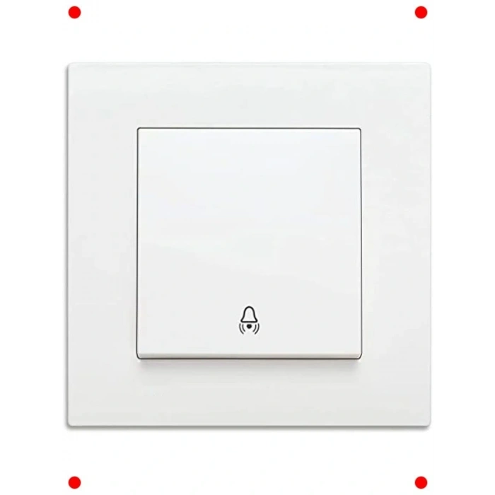 Modern Beyaz Zil Anahtarı