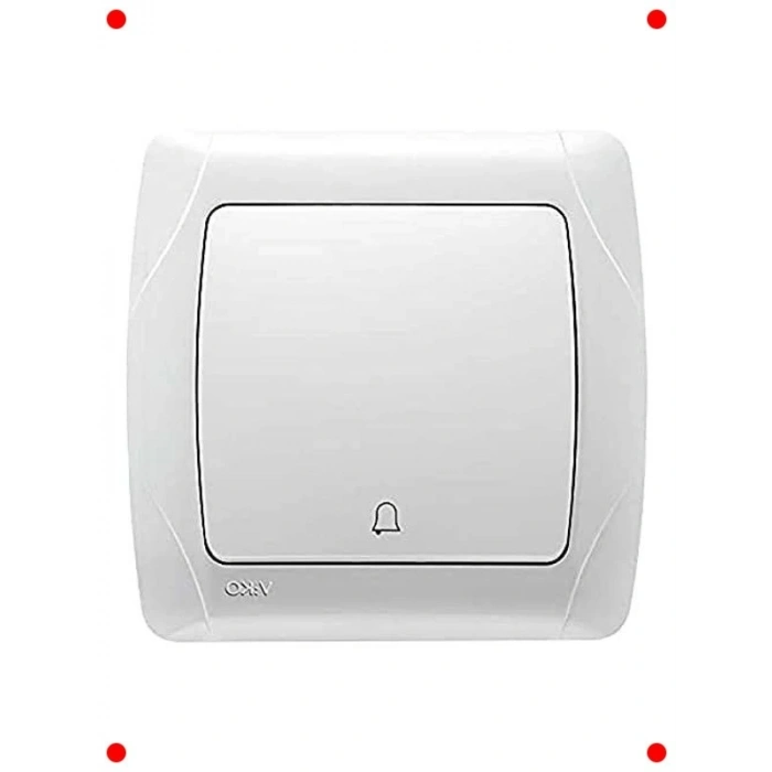 Modern Carmen Beyaz Zil Anahtarı