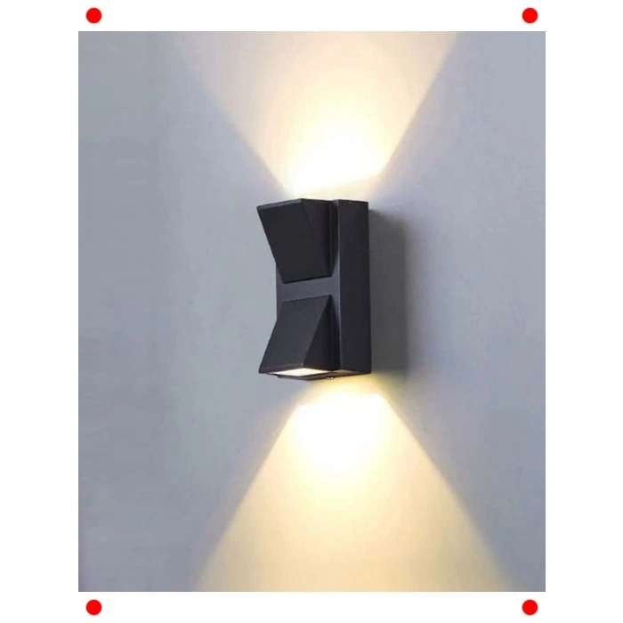 Modern Çift Yönlü LED Duvar Apliği (İç/Dış Mekan)