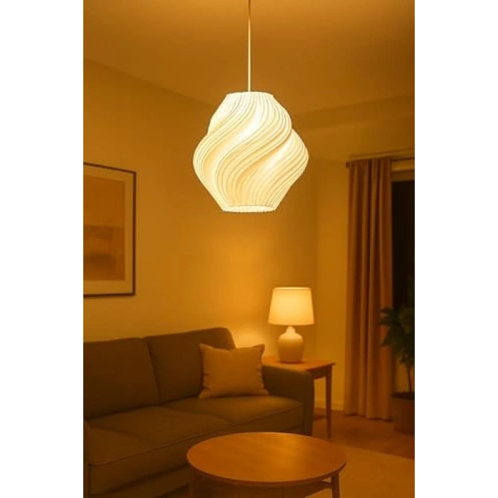 Modern Spiral Tasarım Avize, Şık ve Dayanıklı Aydınlatma