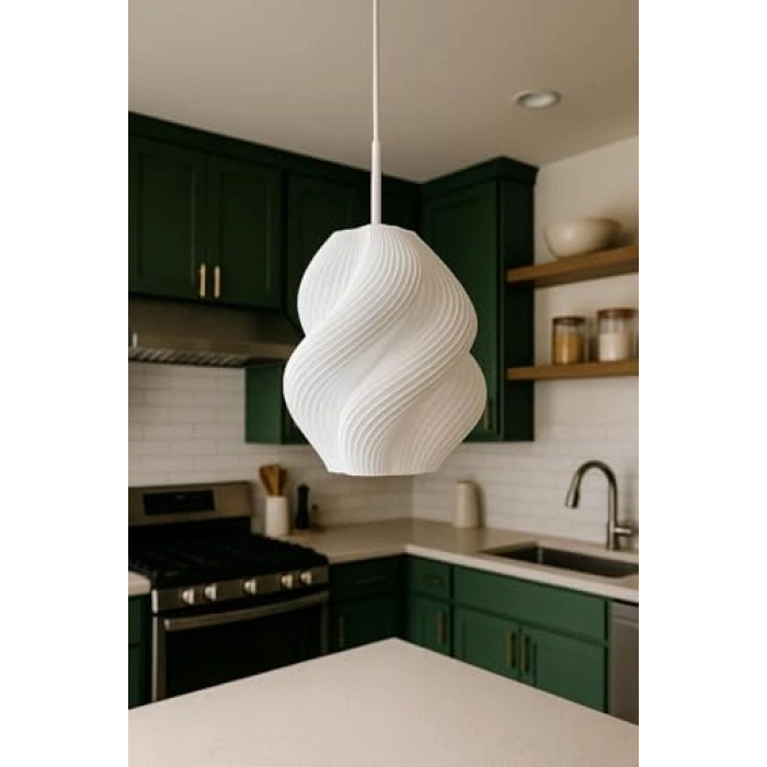 Modern Spiral Tasarım Avize, Şık ve Dayanıklı Aydınlatma