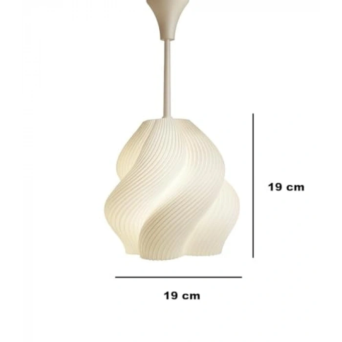 Modern Spiral Tasarım Avize, Şık ve Dayanıklı Aydınlatma