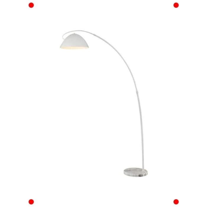 Modern Tasarım Beyaz Ayaklı Lamba - E27 Uyum