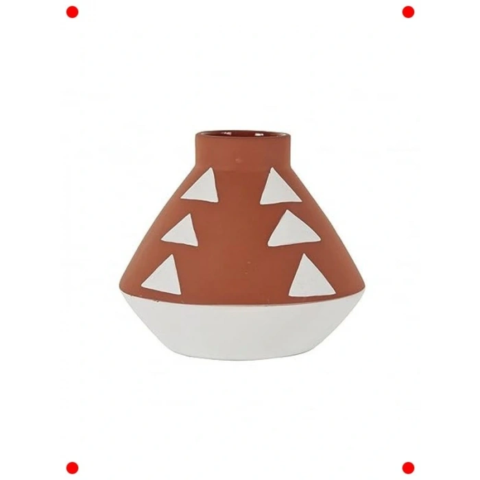 Modern Tasarım Vazo - 16x14.5 cm