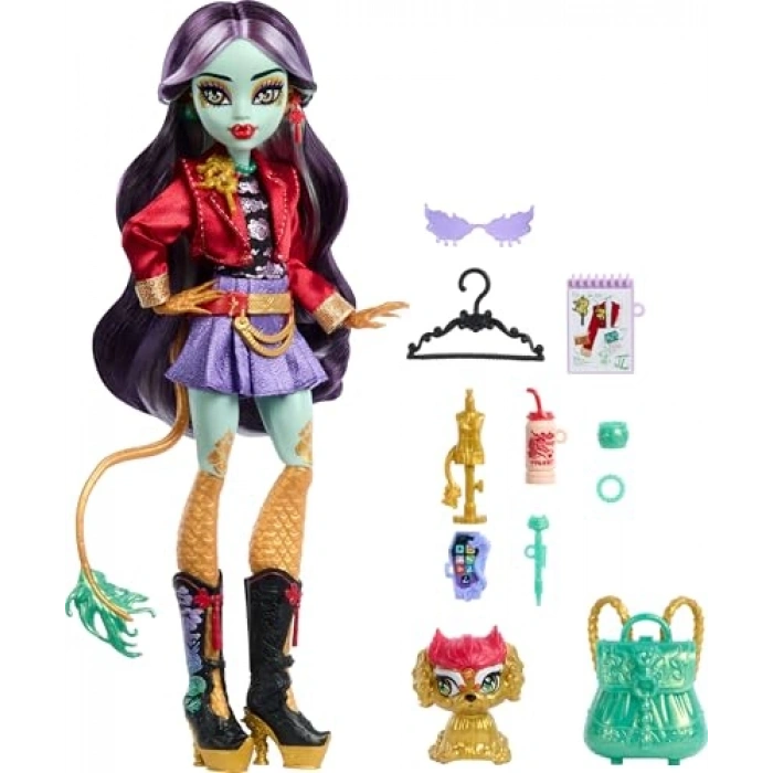 Monster High Jinafire Long Bebek ve Aksesuar Seti