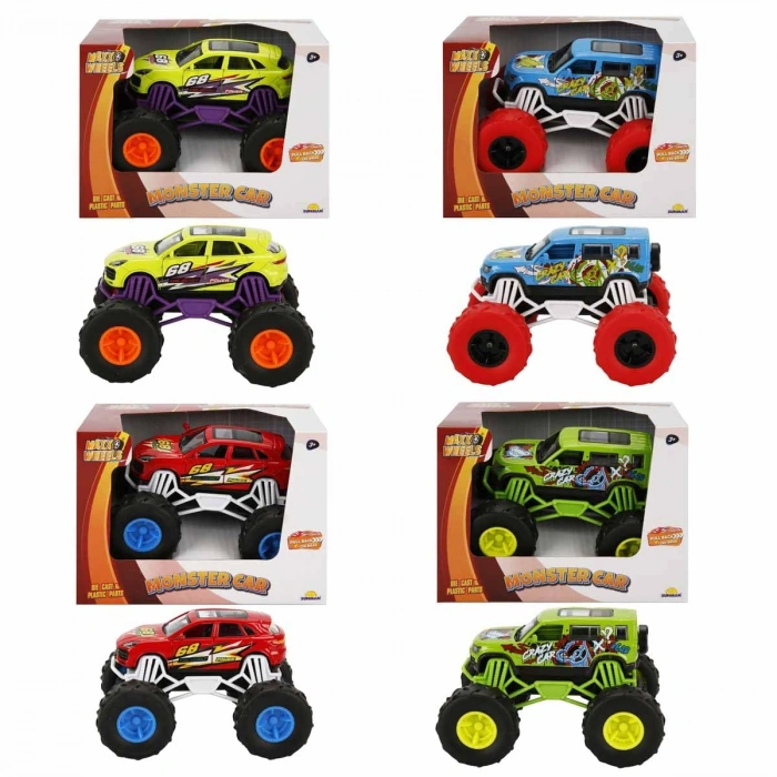 Monster Racing Araç Oyun Seti, Eğlenceli Yarış Deneyimi