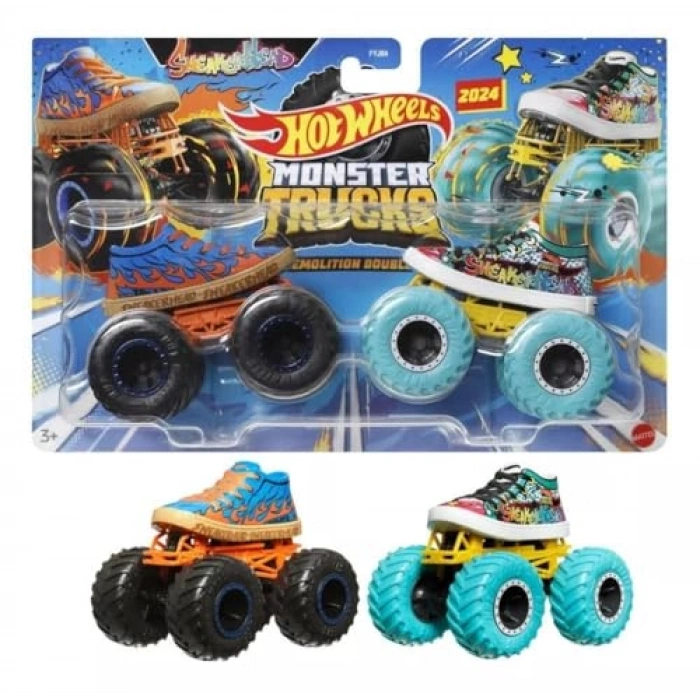 Monster Trucks 1:64 İkili Araç Seti Demolition Doubles