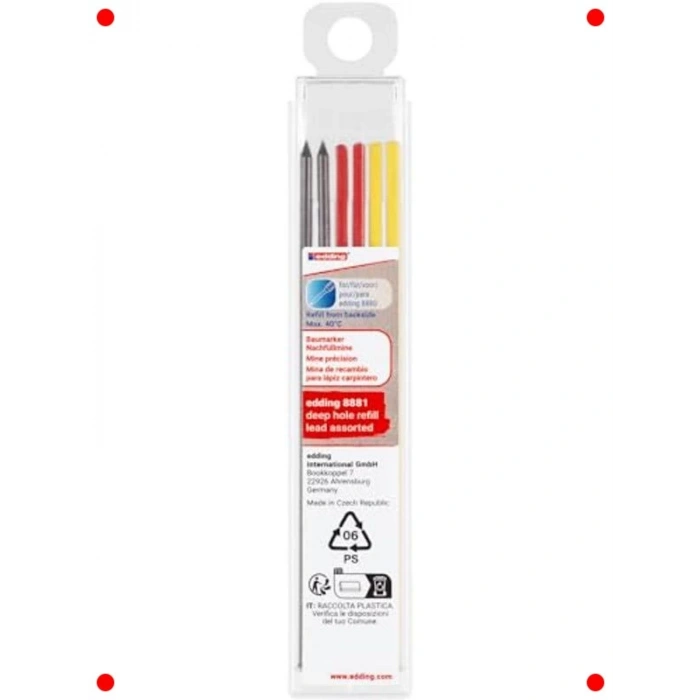 Montaj İşaretleme Kalemi Yedek Uç Seti (6lı)