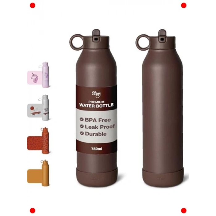 Mor Erik Renkli 750 ml 3 Katmanlı Paslanmaz Çelik Termos