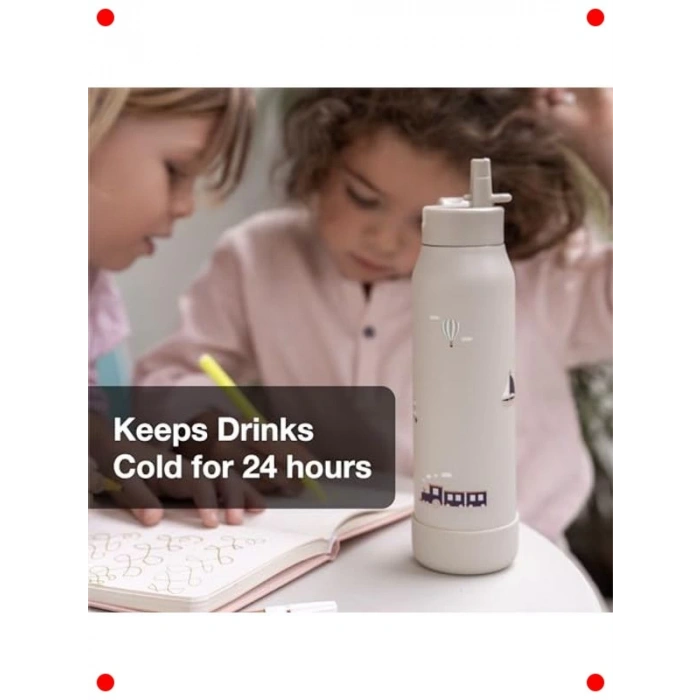 Mor Erik Renkli 750 ml 3 Katmanlı Paslanmaz Çelik Termos