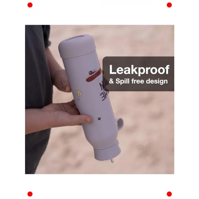 Mor Erik Renkli 750 ml 3 Katmanlı Paslanmaz Çelik Termos