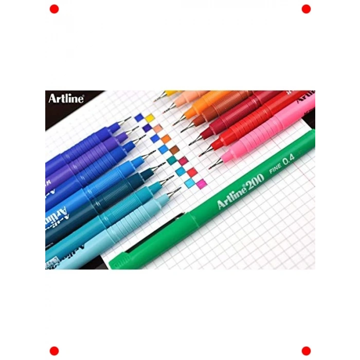 Mor Keçe Uçlu Kalem - 0.4 mm İnce Uç