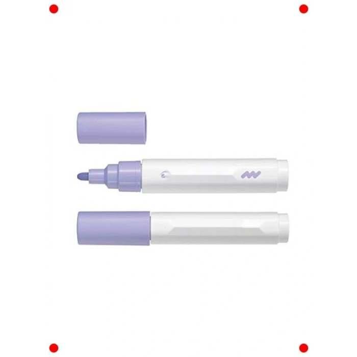 Mor Orta Uçlu Çok Yüzeyli Kalem