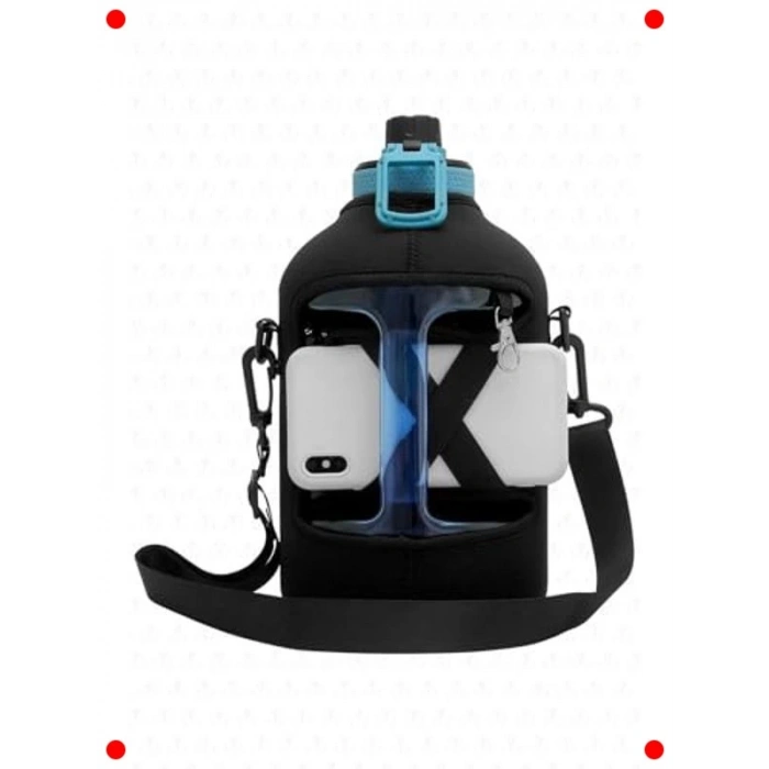 Motivasyonlu Büyük Hacimli Sporcu Su Matarası - 2.2 LT