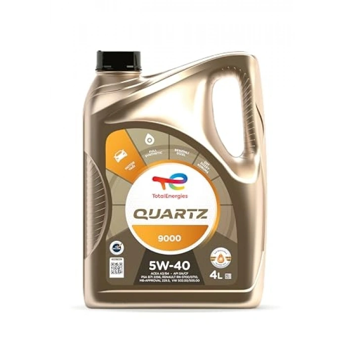 Motor Yağı 5W40, TotalEnergies QUARTZ 9000 4 Litre