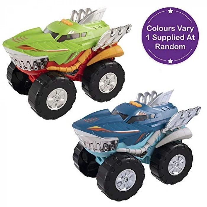 Motorize Köpek Balığı Araba, Ses ve Işık Efektli