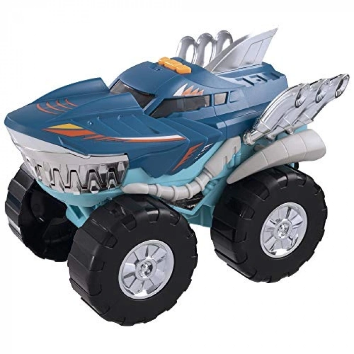 Motorize Köpek Balığı Araba, Ses ve Işık Efektli