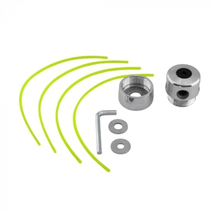 Motorlu tırpan, çim biçme için alüminyum kafa