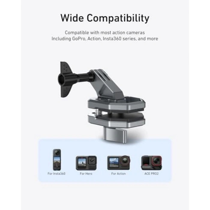 Motosiklet Kamera Montajı, Birçok Model ile Uyumlu