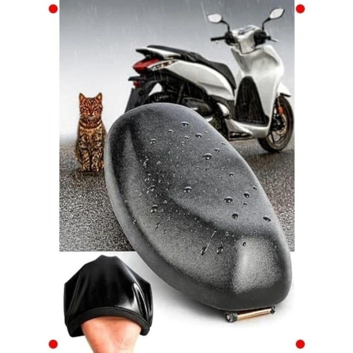 Motosiklet Siyah Sele Koruyucu Kılıf Örtüsü