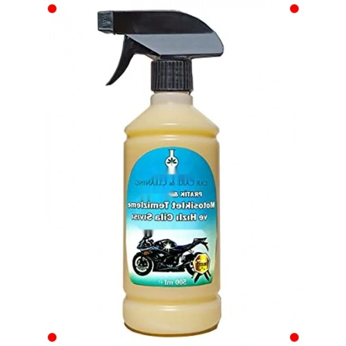 Motosiklet Temizleyici Parlatıcı ve  Cila Seti