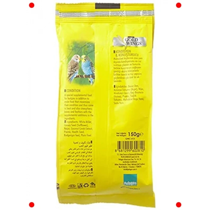 Muhabbet Kuşu Kondisyon ve Konuşturucu Yemi 150 g