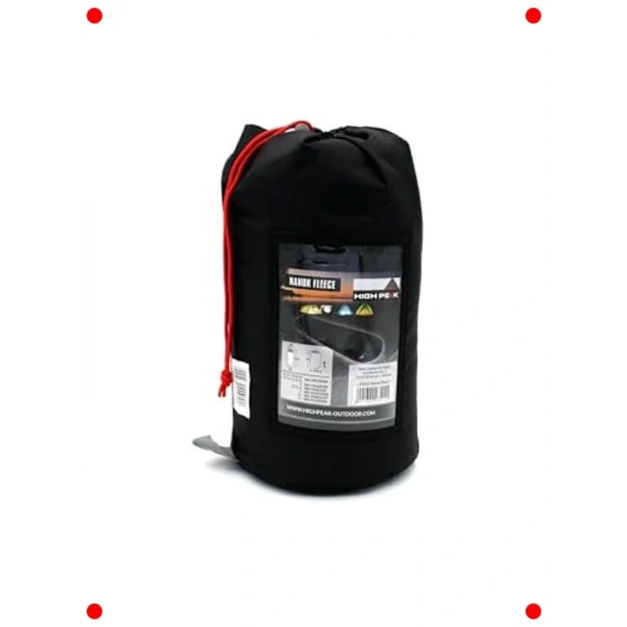 Mumya Formlu Siyah Uyku Tulumu Astarı