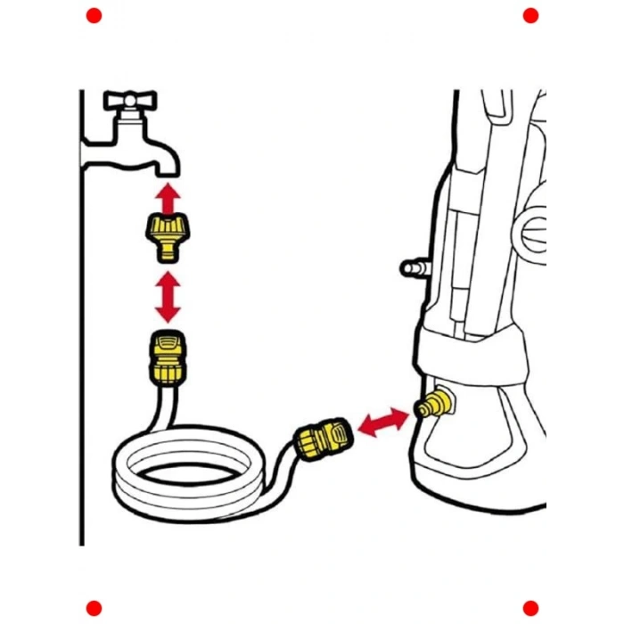 Musluk Adaptörü Çap Düşürücü (G3/4 - G1/2)