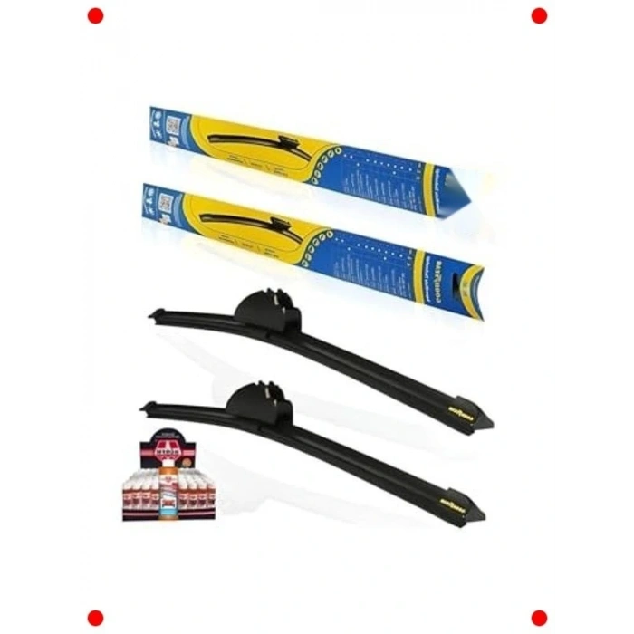 Muz Tipi Araç Silecek Takımı - 55cm & 40cm, Sabun Hediyeli