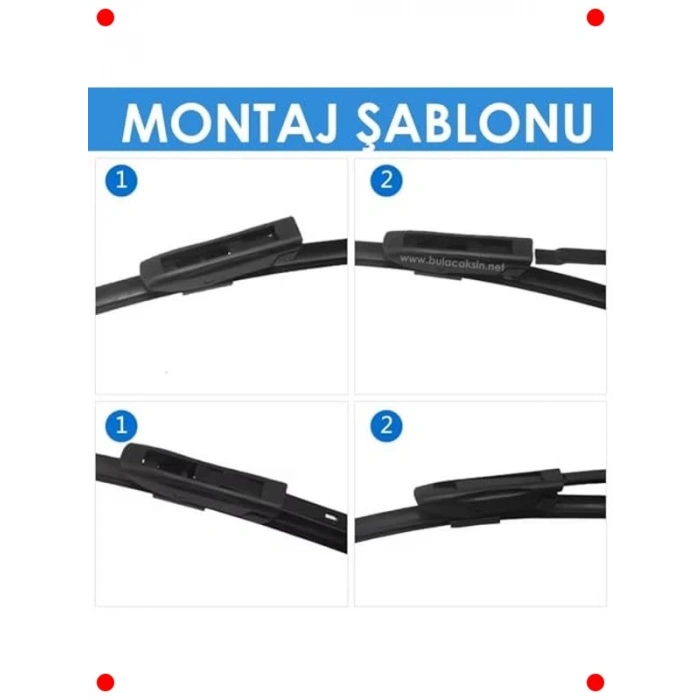 Muz Tipi Silecek Takımı - Renault Clio 4 Uyumlu