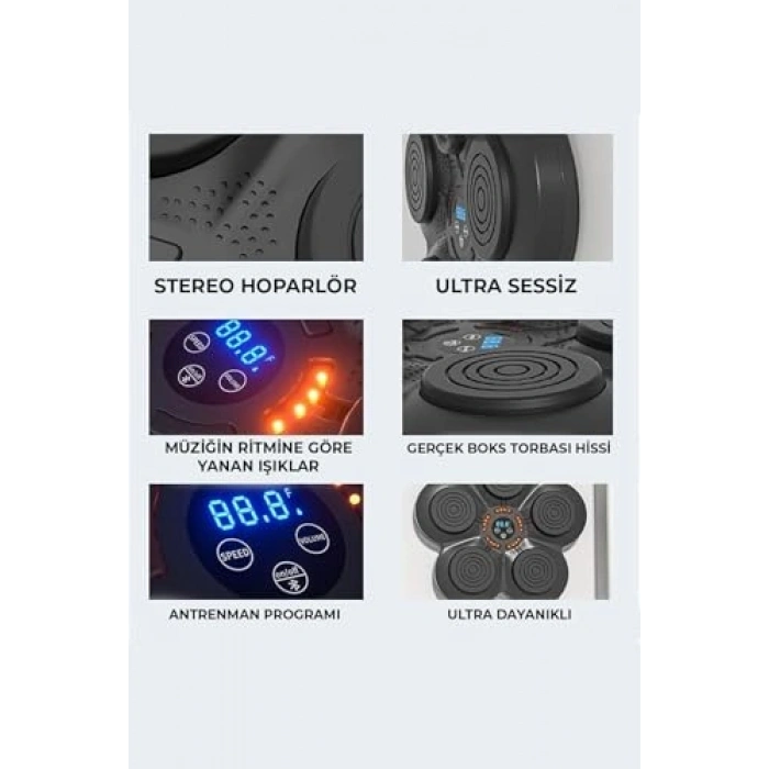 Müzikli Duvar Boks Padi, Eğlenceli Antrenman İçin