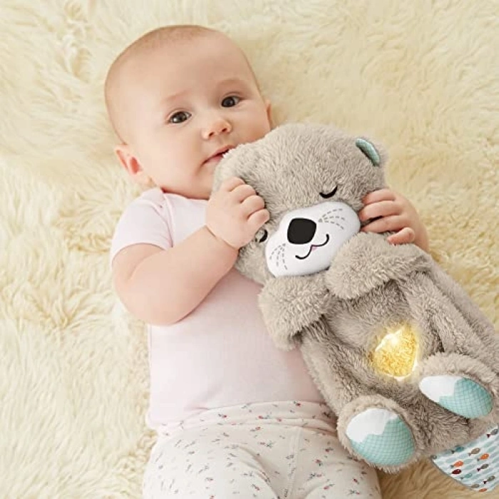 Müzikli Peluş Bebek Oyuncağı - Su Samuru Temalı, Eğlenceli ve Rahatlatıcı