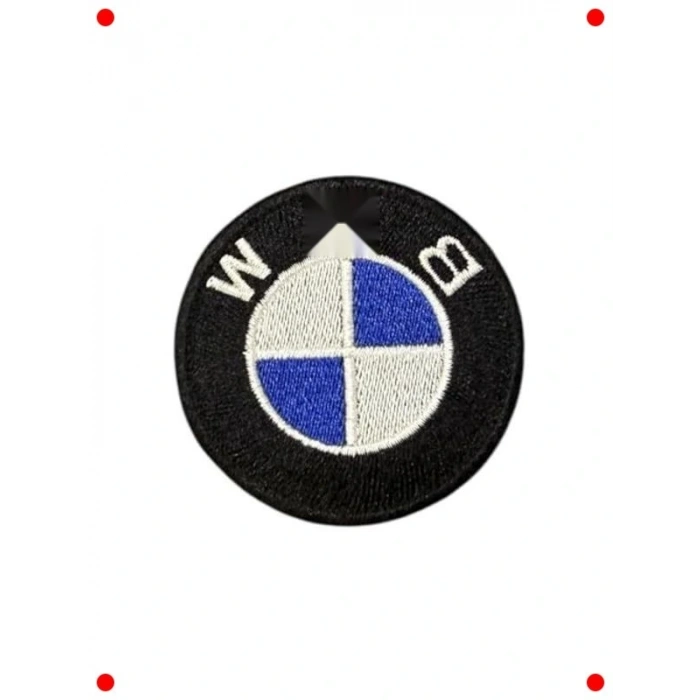 Nakışlı Yuvarlak Logo Yama Arma - 6 cm
