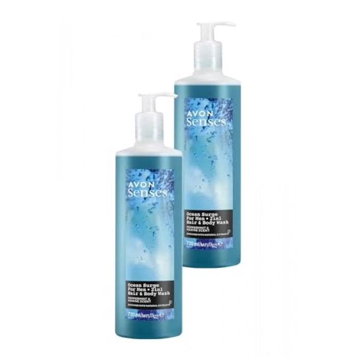 Nane ve Deniz Kokulu Duş Jeli 720 ml - İkili Set