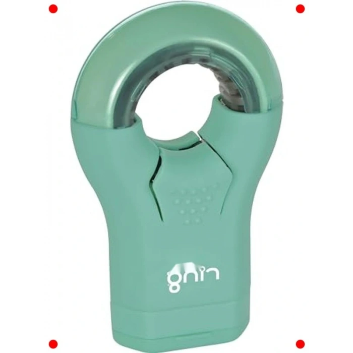 Nane Yeşili Halkalı Silgili Tekli Kalemtıraş