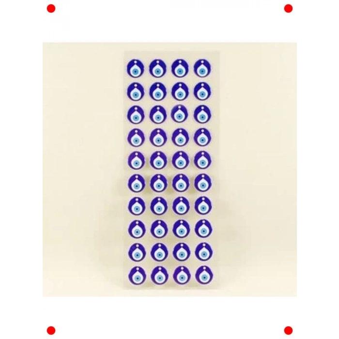 Nazar Boncuğu Sticker Seti - 40 Adet Dekoratif Çıkartma