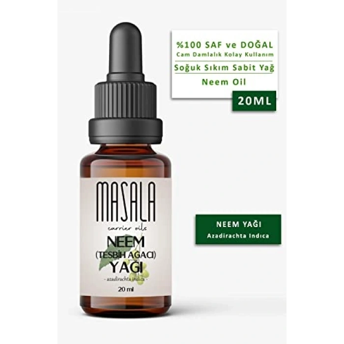 Neem Yağı 20 ml, Soğuk Pres Doğal Yağ