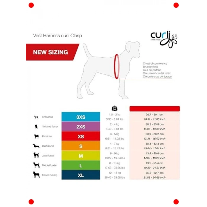 Nefes Alan Evcil Hayvan Yelek Tasması (3XS)