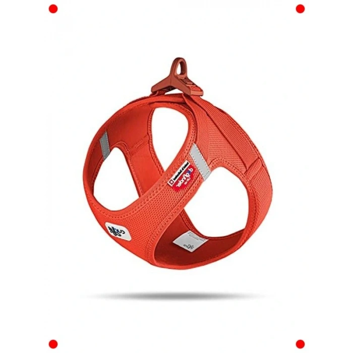 Nefes Alan Turuncu Orta Boy Yelek Tipi Köpek Tasması