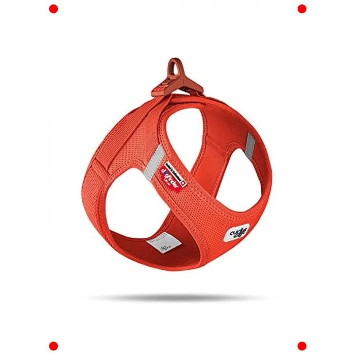 Nefes Alan Turuncu Orta Boy Yelek Tipi Köpek Tasması