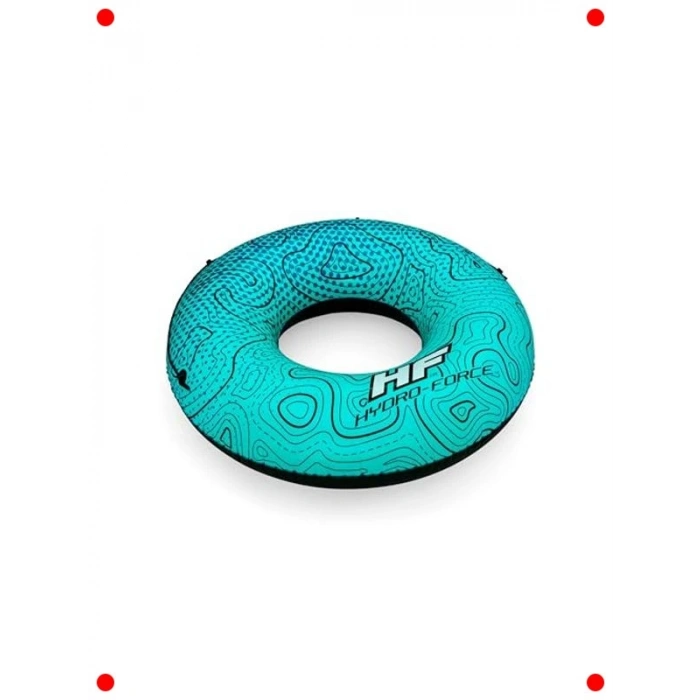 Nehir Tipi Şişme Simit - Yeşil 106x106x27 cm