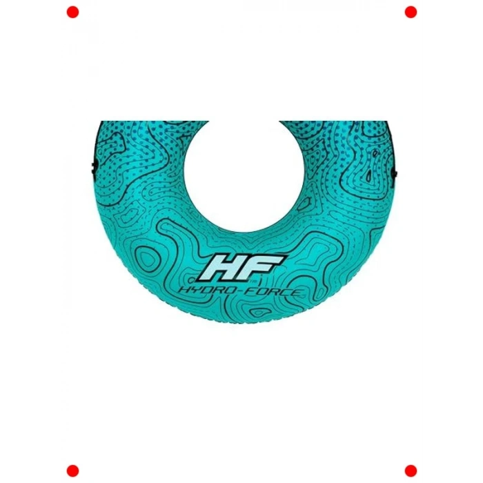 Nehir Tipi Şişme Simit - Yeşil 106x106x27 cm