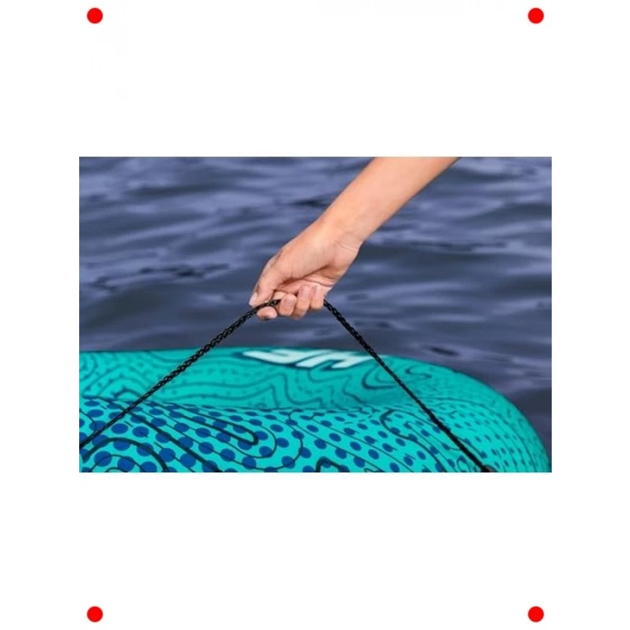 Nehir Tipi Şişme Simit - Yeşil 106x106x27 cm