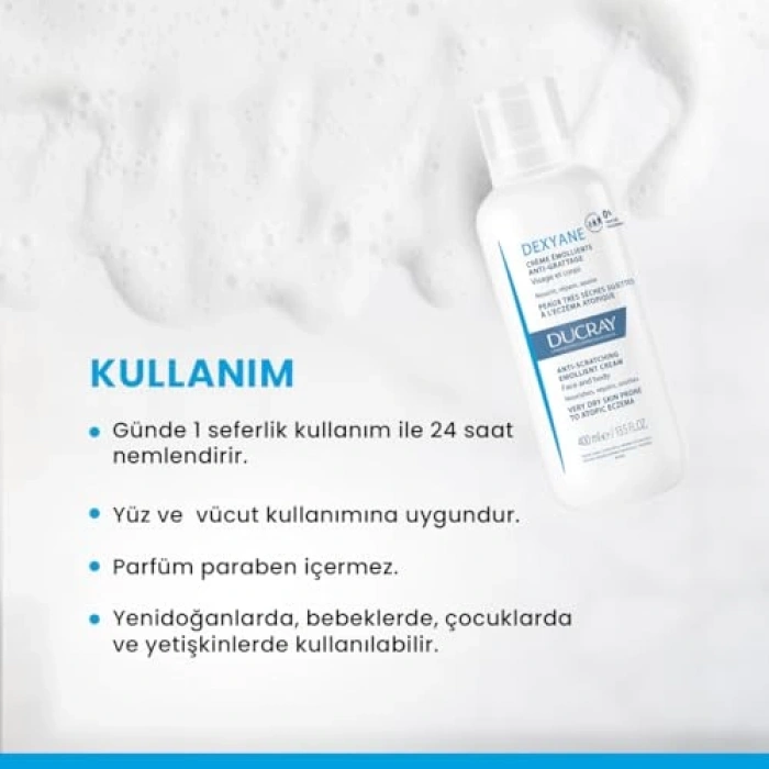 Nemlendirici Krem, Kaşıntı Karşıtı Formül 400 ml