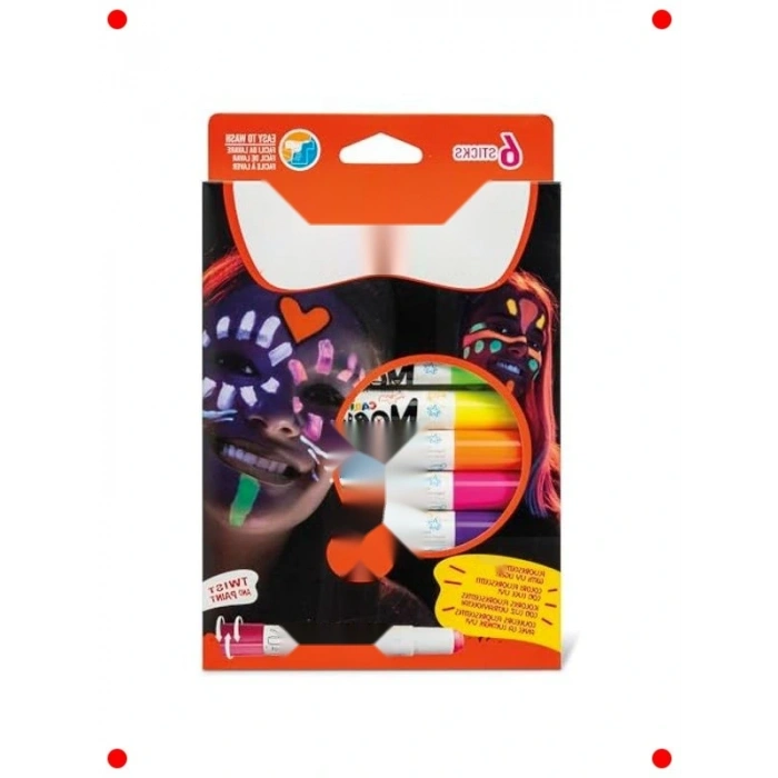 Neon Yüz ve Vücut sı Seti (6 Renk)