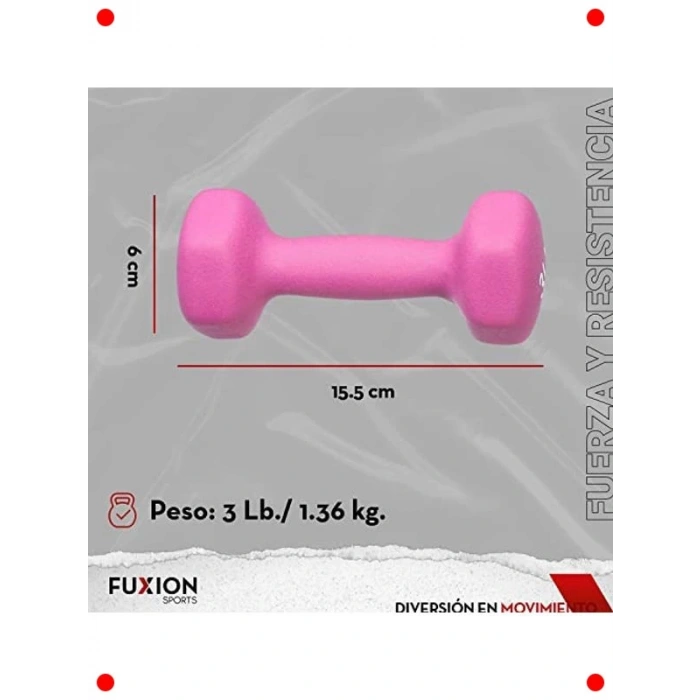 Neopren Altıgen Dambıl Seti (2 Adet) - Kaymaz