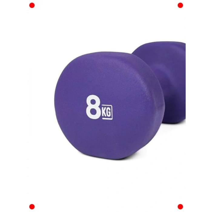 Neopren Kaplı Dambıl 8 Kg - Ergonomik