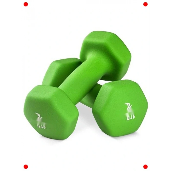 Neopren Kaplı Kaymaz Kavramalı Dambıl (4 lb)