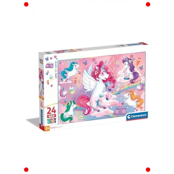 Neşeli Tekboynuzlar Maxi Çocuk Yapbozu 24 Parça