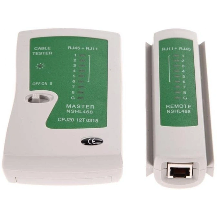 Network Tester, RJ11 RJ45 Pin Sinyalleri Tarama Cihazı ile
